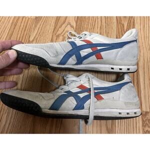Onitsuka Tiger Ultimate 81 Mens US 10.5 Sneakers Shoes White Red Blue 1183A601